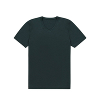 T-shirts tricotés de créateur pour hommes, 240 g/m², 100 % coton, haute qualité, coupe classique, col rond, manches courtes, compressés, vente en gros