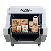 Impresora digital de inyección de tinta Jucolor de una sola pasada para cajas de zapatos, cajas de cosméticos, vasos de papel, bolsos, máquina de impresión de cartón corrugado