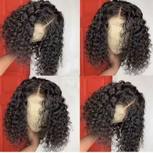 Peluca de encaje transparente de cabello humano 13X4 con cabello de bebé, peluca con malla frontal resaltada, pelucas de encaje de Color Piano degradado sin pegamento virgen - Product Image 4