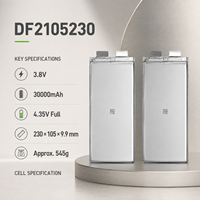 Cellule de batterie semi-solide NMC Cathode Pouch DEFNOCO 3.8V 30000mAh 10C pour pack de batteries UAV basse température OEM