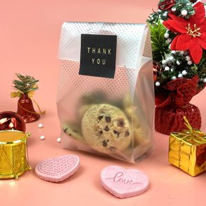Emballages refermables pour desserts, biscuits et bonbons, sacs en <span class=keywords><strong>cellophane</strong></span> de qualité <span class=keywords><strong>alimentaire</strong></span>, sacs en plastique translucides avec impression de logo personnalisée - Product Image 5