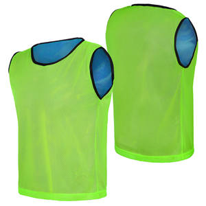 100% Polyester Soccer Jersey Mesh Football Training <b>Bib</b> Vest Cheap Price Custom Logo Design Football Sport Vest Training <b>Bibs</b> - Product Image 1