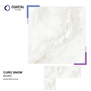 Vente en gros Design moderne 80x80cm Carreaux de porcelaine polie meilleure qualité 5mm brique réfractaire brillante pour sols et murs intérieurs pour chambres - Product Image 3