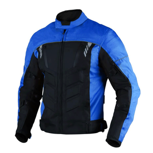 Veste de moto d'équitation pour homme Équipement de moto blindé CE en tissu Cordura respirant et protections - Product Image 1