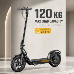สกู๊ตเตอร์ไฟฟ้าพับได้ขนาด 12 นิ้ว พร้อมมอเตอร์ 500W แบตเตอรี่ 36V 15Ah โครงอะลูมิเนียมอัลลอยด์ ยางลม ระบบเบรกคู่ สำหรับการใช้งานในเมืองประจำวัน - Product Image 2