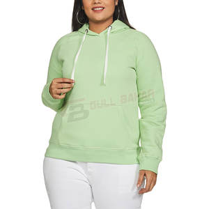 เสื้อฮู้ดของผู้หญิงแห้งเร็วและสบายสำหรับฤดูใบไม้ร่วง/ฤดูหนาวพร้อมโลโก้ด้านหน้าและปกเสื้อมีฮู้ดดีไซน์ล่าสุด - Product Image 4