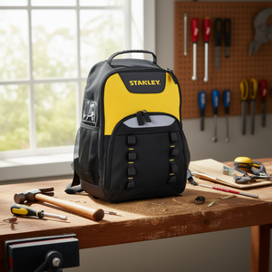 Sac à dos à outils Stanley Junior : Solution de rangement pratique et durable pour les jeunes artisans - Product Image 3