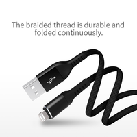 Câble de charge et de données USB-A vers Lightning original 1M, puce C89, PD 5V 2.4A, charge rapide pour iPhone X 11 12 13 14 Pro