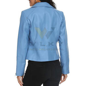 Chaqueta de Cuero para Mujer Resistente al Viento, Chaqueta de Cuero para Mujer en Oferta, Chaquetas de Cuero Nuevas para Mujer de Invierno - Product Image 6