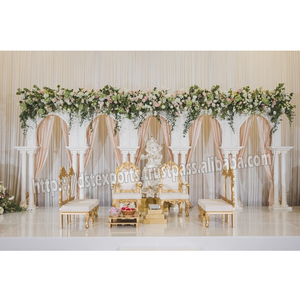 Sillas Vedi Personalizadas para Mandap Indio a Precios de Oferta, Elegantes Sillas para Mandap de DST EXPORTS, Sillas para Ceremonia de Matrimonio Hindú - Product Image 1