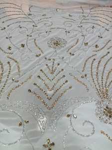 ชุดราตรีทรงเอไลน์ปักด้วยมือสำหรับนักออกแบบแฟชั่นชุดงานปาร์ตี้ระบายอากาศได้ดี - Product Image 4