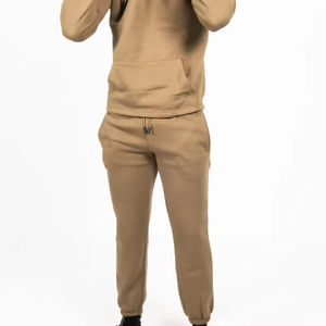 ชุดเซ็ตเสื้อผ้าสตรีทแวร์ผู้ชายไซส์ใหญ่แบบ 2 ชิ้น เสื้อฮู้ด + กางเกงมีเชือกผูก เนื้อผ้าระบายอากาศ ชุดออกกำลังกายวิ่ง ฤดูใบไม้ร่วง - Product Image 4