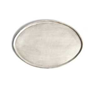 Bandeja ovalada de aluminio elegante y elegante de alta calidad para servir café Diseño industrial Decoración de lujo para el hogar y artesanía - Product Image 2