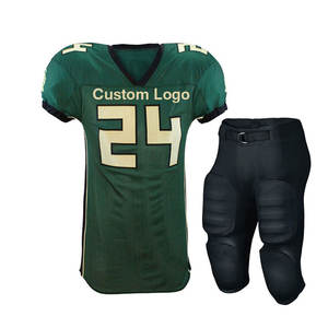 Maillot de football américain à manches courtes de meilleure qualité pour adultes respirant imprimé sublimé vêtements d'entraînement en gros - Product Image 5