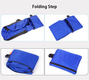 Sac de voyage pliable sur mesure, grande taille, logo personnalisé, grande capacité, léger, imperméable, en nylon 210D, TISSU INTELLIGENT - Product Image 5