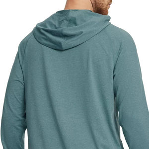 French Terry Half Zippers Hoodies Sweat à capuche pour hommes Sweat à capuche en polaire brossée douce à manches longues Sweats à capuche classiques à fermeture éclair - Product Image 3