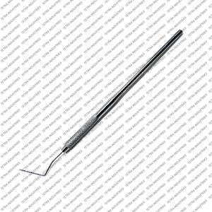 ชุดเครื่องมือสำรวจปริทันต์ทันตกรรม2ชิ้น UNC15/23สีด้ามกลวงสแตนเลสคู่มือตามหลักสรีรศาสตร์มืออาชีพ - Product Image 6