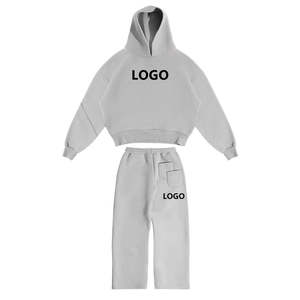 Conjunto Deportivo Personalizado de 2 Piezas para Hombre, Sudadera con Capucha y Pantalones de Chándal de Poliéster de Alta Calidad - Product Image 5