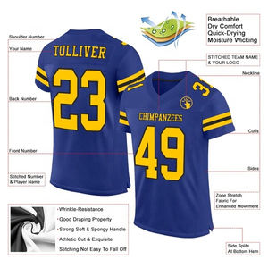 Football Uniforms Wholesale Adults US Football Wear Team Uniform <b>American</b> Football Jersey - Product Image 2