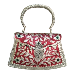 Laiton métal fait à la main indien pochette métal femmes sac à main pour les soirées au prix de gros - Product Image 1