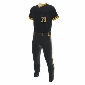 Uniformes de baseball et de softball personnalisés en polyester respirant à séchage rapide, taille plus, brodés, ensemble de maillot et pantalon de baseball pour adultes - Product Image 5