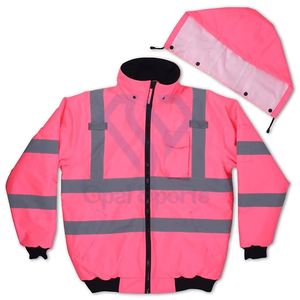 High Visibility Reflective Safety Winter Workwear <b>Jacket</b> Men Adjustable <b>Hi</b> <b>Vis</b> Safety <b>Jacket</b> Security Reflective Tapes on <b>Jacket</b> - Product Image 2