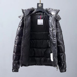 Custom Luxury Winter Solid Short <b>Waterproof</b> Duck Goose Shiny Men's Down <b>Puffer</b> 700 <b>Hood</b> <b>Jacket</b> Coat for Men Down <b>Jackets</b> - Product Image 1