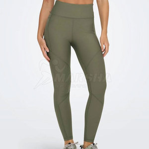 Leggings de yoga para mujer con cintura elástica, último estilo, en venta en línea al por mayor, precio razonable, hechos en Pakistán. - Product Image 5