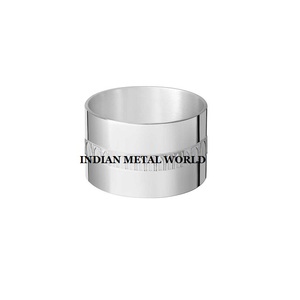 Prime Quality Wedding Decorative Aluminium Napkin Ring Trending Design Table Top Customized Shape And Size Napkin Ring For Sale - Product Image 5