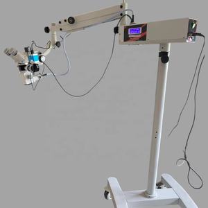 Portable ENT Operating Microscope Table Clamp and Floor Stand Mounted 90 Degree Straight Binocular Tubes for <b>Ear</b> Surgery - Product Image 6