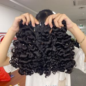 Meilleure qualité 100% extensions de cheveux humains bouclés birmans bruts Remy Hair avec style de vague naturelle directe du Vietnam pour les femmes noires - Product Image 2