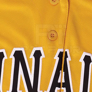 Pakistan Manufacturer Solid Color Button <b>Down</b> Baseball Jersey Sportswear - Product Image 4