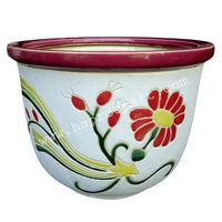 Vente en gros de pots en céramique classiques faits à la main pour la maison et le jardin, fabriqués au Vietnam
