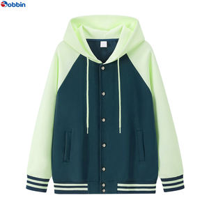 Veste universitaire à capuche pour homme grande taille, tendance, vintage, style américain, baseball, collège, lycée, vente chaude - Product Image 1