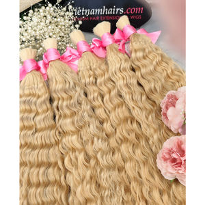 Extensions de cheveux Remy vietnamiennes vierges 100% personnalisables Machine droite naturelle Double trame pour toutes les couleurs de qualité supérieure Premium - Product Image 3