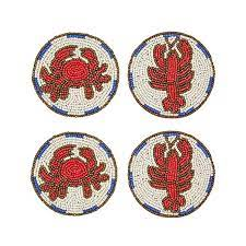 Sous-verres perlés de haute qualité avec logo et taille personnalisés, motifs géométriques, design moderne et écologique pour une vie élégante - Product Image 4