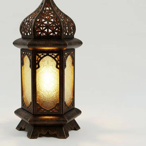 Lanterne en métal et verre personnalisée pour porte-bougie, fait main, durable, décoration d'éclairage au sol pour la maison et l'extérieur - Product Image 4