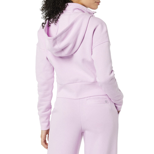 Ensemble de survêtement pour femme avec sweat à capuche délavé à l'acide, pantalon droit et broderie plate, sweat à capuche court personnalisé, ensembles de survêtement vintage pour femme, lavage vintage 2026 - Product Image 2