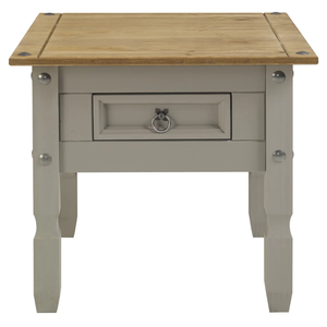 Lineage Corporation Aadhvik Table d'appoint en bois massif Étagères de rangement de style moderne Meubles de maison durables - Product Image 6