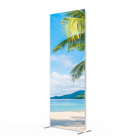 Cadre en tissu SEG mural ADMAX pour la publicité en magasin de détail avec graphismes imprimés personnalisés et design en aluminium pliable D40F