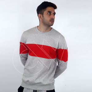 คุณภาพดีเต็มแขนเสื้อสวมหัวอินทรีย์ผ้าฝ้าย100% ที่กำหนดเองเสื้อสเวตเตอร์สำหรับผู้ชาย - Product Image 2