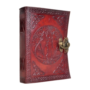 Journal en cuir personnalisé en relief de loup, Journal d'écriture, livre vierge, fournitures de bureau, carnet de notes pour étudiants, vente en gros - Product Image 2
