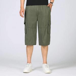 Pantalones Cortos Deportivos de Lona de Algodón para Hombre con Logotipo Frontal Personalizado, Transpirables, de Secado Rápido, con Cordón en la Cintura, Ligeros, para Gimnasio, Fitness y Running - Product Image 4