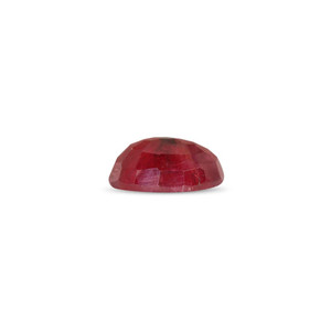 Pierre précieuse de haute qualité en rubis rouge naturel facetté, taille émeraude, 3,87 carats, pour accessoires de bijouterie (traitée thermiquement) - Product Image 2