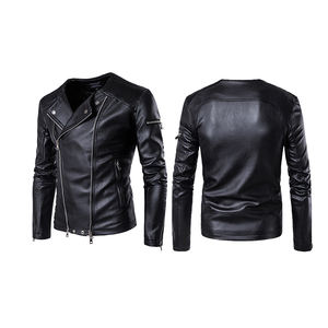 เสื้อแจ็กเก็ตหนังแฟชั่นชั้นนำคุณภาพพรีเมี่ยมเสื้อแจ็คเก็ตฤดูหนาวสินค้าใหม่สั่งทำมีป้ายกำหนดเองได้ - Product Image 1