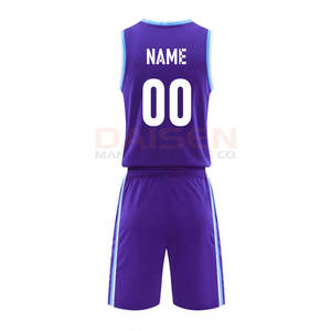 Uniforme de baloncesto sin mangas, diseño propio, producto en oferta, uniforme de baloncesto unisex - Product Image 2