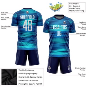 2025 nouveauté maillot de football de l'équipe professionnelle 100% Polyester top vente en gros match d'entraînement porter meilleur prix - Product Image 3
