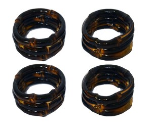 Meilleur artisanat exclusif porte-serviettes ronds de serviette en bois incurvé et cuisine maison fête Logo personnalisé pour table de dîner de noël - Product Image 2