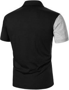 เสื้อเชิ้ตผู้ชายคุณภาพสูง ปรับแต่งได้ ลายเรียบ ผ้าคอตตอน/โพลีเอสเตอร์ แคนวาส แห้งเร็ว ระบายอากาศได้ดี น้ำหนักเบา แขนสั้น - Product Image 2