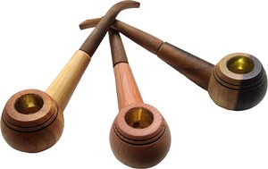 Ống thuốc lá gỗ tự nhiên kiểu cổ điển sang trọng, giá cả phải chăng, làm từ gỗ hồng sắc, có lọc. - Product Image 3